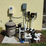 An external setup that can be used for salt-based and salt-free water softeners